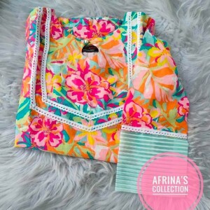 Cotton Yellow Floral Co Ord Set