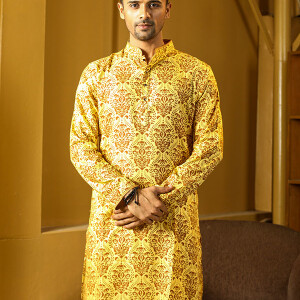 Marigold Mellow Men’s Panjabi