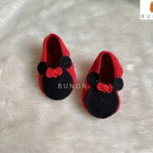 Handmade Crochet Newborn Baby Shoes