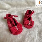 Handmade Crochet Newborn Baby Shoes