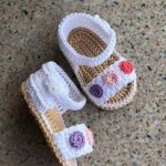 Handmade Colorful Crochet Baby Summer Sandals