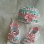 Handmade Multicolor Crochet Baby Summer Shoe