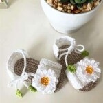 Sunflower Baby Flip Flops