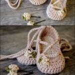 Crochet Light Pink Baby Flip Flops