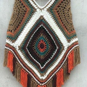 Hand Knitted Poncho