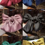 Large Satin Ribbon Hair Bow