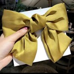 Large Satin Ribbon Hair Bow