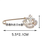 Korean Crown Hijab Brooch