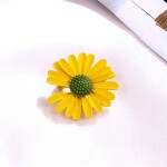 Multicolor Daisy Flower Brooch Pin