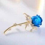 Classic Rose Flower Luxury Brooch