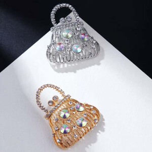 Venetti Diamante Bag Brooch