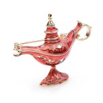 Funmor Aladdin Magic Lamp Brooch