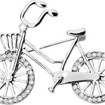 Bobauna Bike Bicycle Brooch Pin