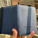 High Quality Leather Passport Wallet