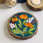 Hand Painted Wooden Big Coasters & Wall Hangers