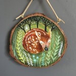 Hand Painted Wooden Big Coasters & Wall Hangers