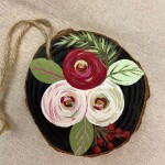 Hand Painted Wooden Big Coasters & Wall Hangers