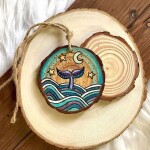 Hand Painted Wooden Big Coasters & Wall Hangers