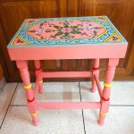 Traditional Wooden Hand Painted Jal Chowki