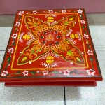 Traditional Wooden Hand Painted Jal Chowki