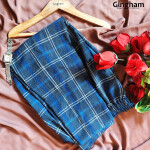 Gingham Blue Cord Set