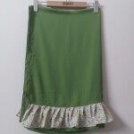 Gingham Olive Green Borkha