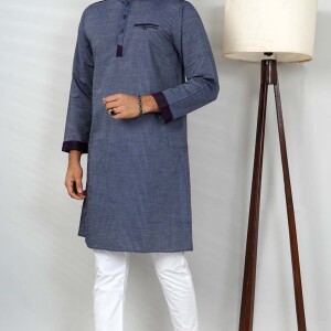 Purple Taupe Men's Panjabi