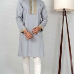 Black Fallow Men's Panjabi