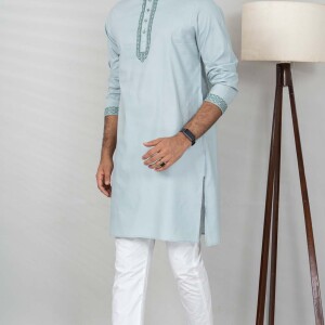 Geyser Blue Men's Panjabi