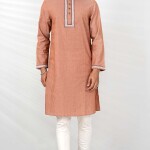 Quicksand Brown Men's Panjabi