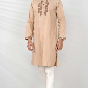 Almond Frost Men's Panjabi