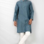 Slate Grey Men's Panjabi