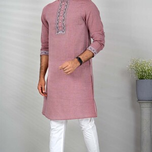 Viola Pink Men's Panjabi