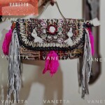 Banjara Leather Flap Bag With Banjara Belt