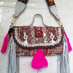 Banjara Leather Flap Bag With Banjara Belt