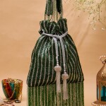 Exclusive Dual Shade Cutdana Tassel Potli