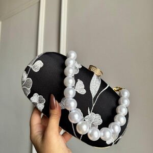 Exclusive Designer Clutch-Jet Black