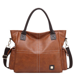 PU Leather Bag-Brown Color