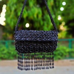 Beaded Bag - Black